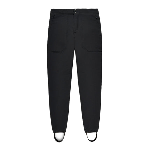 Black Simms Men's Strata 330 Fleece Bottoms on a white background.