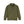 A long-sleeved loden green Simms men's UPF guide shirt with a point collar, button-front closure, and front pockets on a white background.