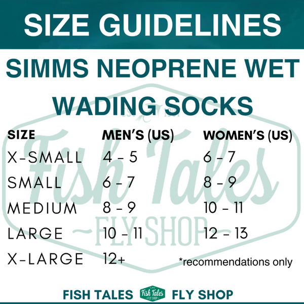 Simms Neoprene Wet Wading Socks