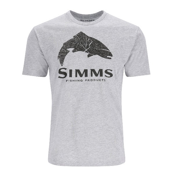Simms Men's Wood Trout Fill T-Shirt  Calgary's Friendliest Fly Shop – Fish  Tales Fly Shop
