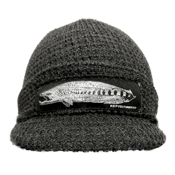 Rep Your Water Salmo Streamer Brimmed Knitted Hat