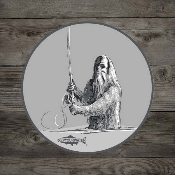 Rep Your Water Swing. Squatch. Repeat. Sticker