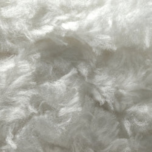 Close up of Textreme Fab-ulous Chenille Synthetic Fly Tying Chenille in fluorescent white.