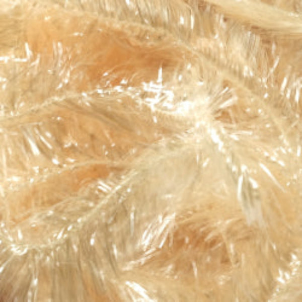 Original biscuit Textreme T-10 Translucent fly tying chenille close up.