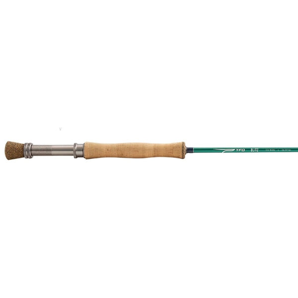 TFO Blitz Fly Fishing Rod "A" handle style on a white background.