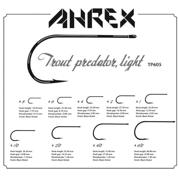 Ahrex TP605 Trout Predator Light Streamer Hook