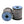 Two spools of grey UNI Big Fly fly tying thread on a white background.