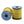 Two spools of yellow UNI Big Fly fly tying thread on a white background.