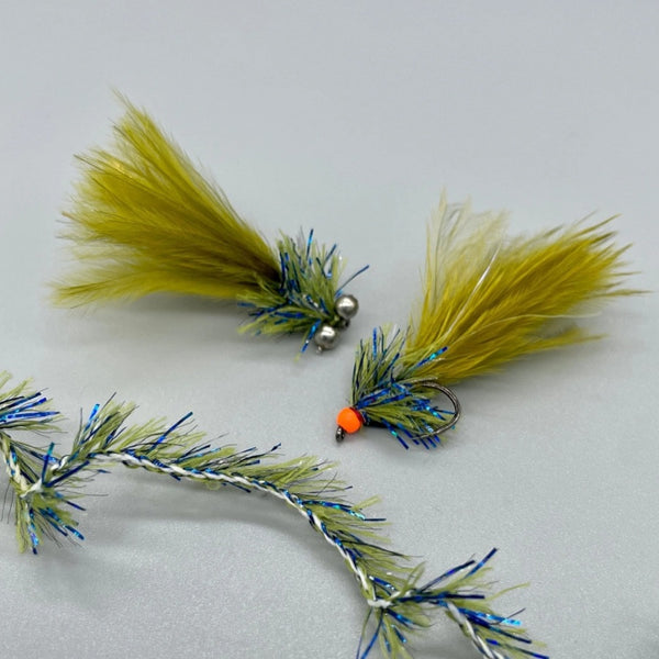 Upavon Blue Flash Damsel Straggle Hackle