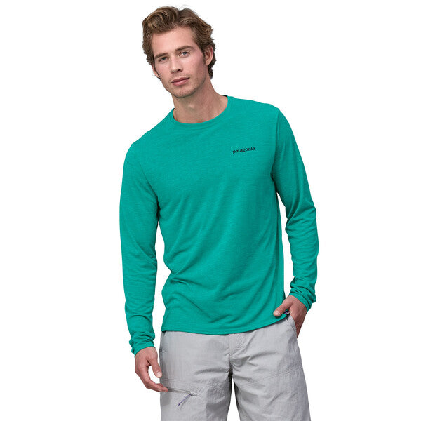 Patagonia Men's Long Sleeved Capilene Cool Daily Graphic Shirt - Waters