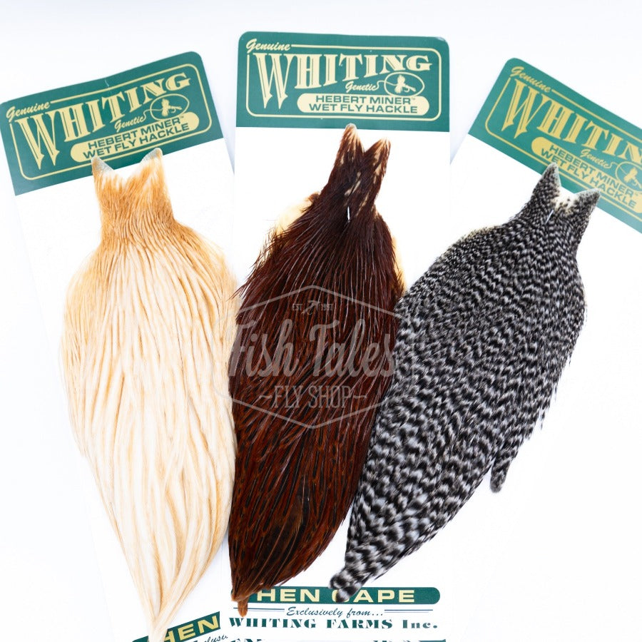 Whiting Farms Hebert Miner Hen Cape | Fly Tying Soft Hackle