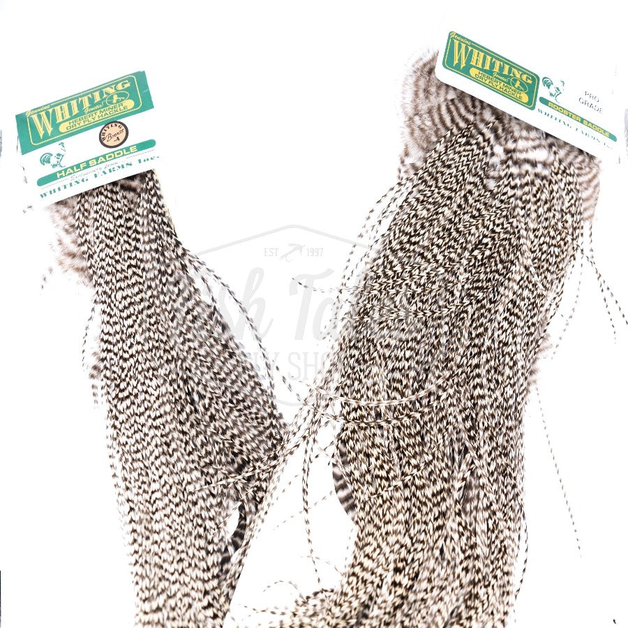 Whiting Farms Hebert Miner Rooster Full Saddle | Dry Fly Tying