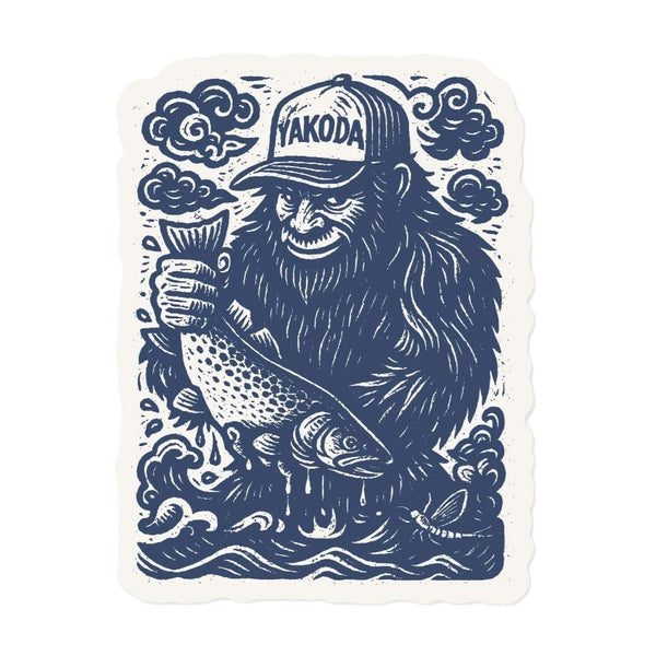Yakoda Squatch and Release Sticker
