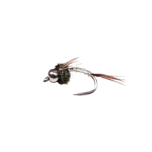 YFG Flies Bead Head Lightning Bug Nymph