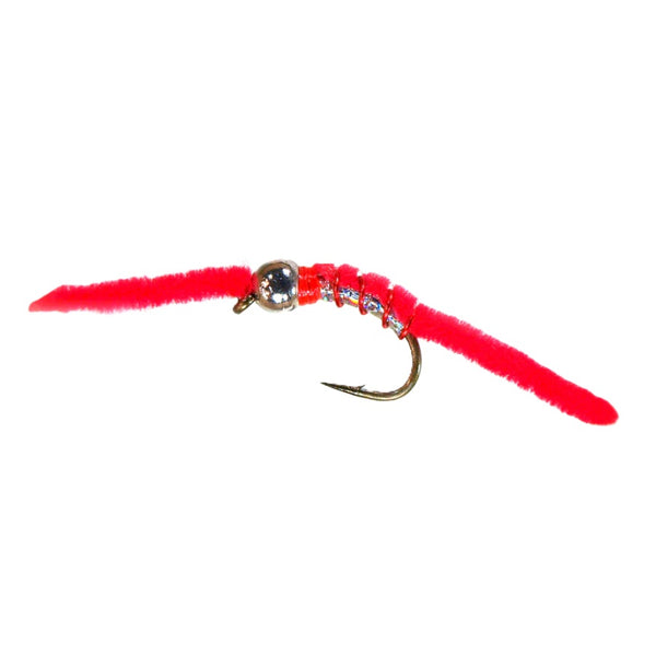 YFG Flies Ninch's Fish Finder Tungsten Bead Worm Fly