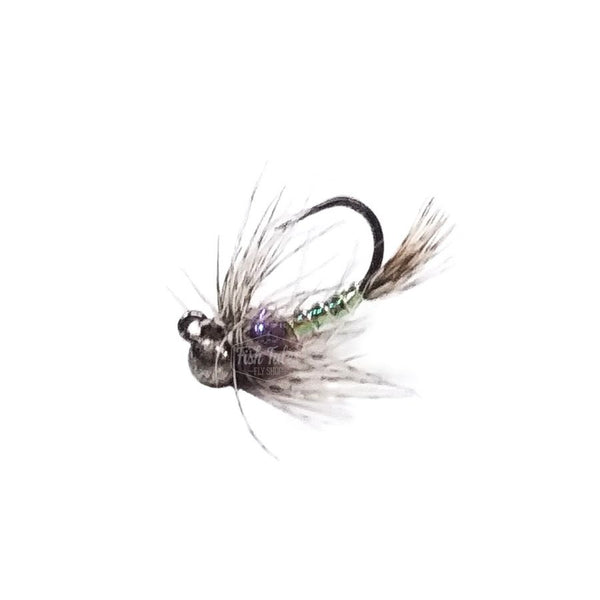 YFG Flies Soft Hackle Lightning Bug Barbless Jig Nymph