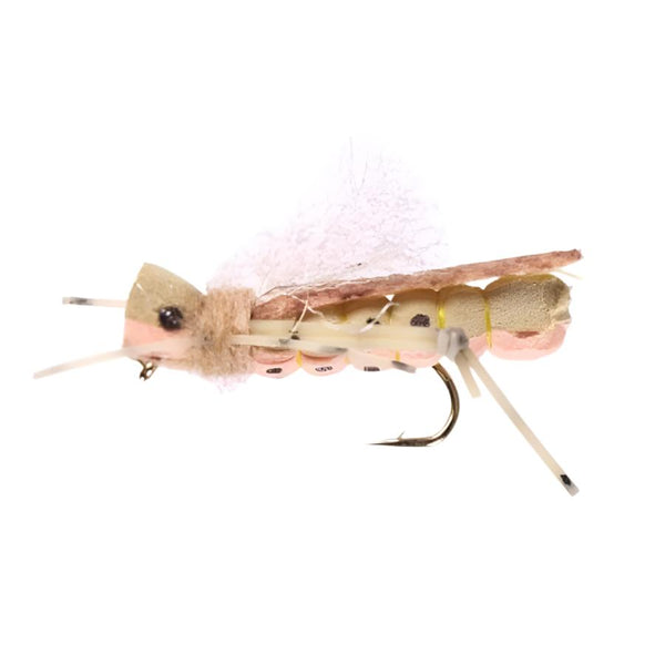 YFG Flies White Cloud Hopper Foam Dry Fly