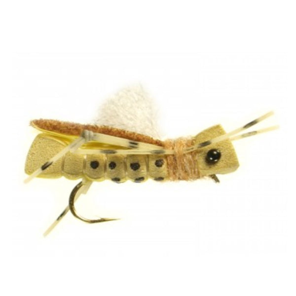 YFG Flies White Cloud Hopper Foam Dry Fly