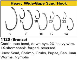  1140 Special Wide Gape Hook - 25 hooks - size 18
