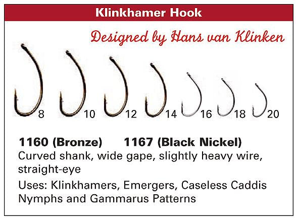 Daiichi 1167 - Klinkhamer Hook - Black Nickel