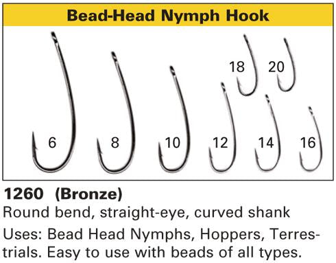 Daiichi 1260 - Bead Head Nymph Hook