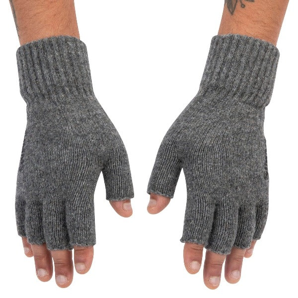 Simms Wool Half Finger Gloves