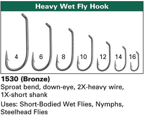 daiichi 1530 hooks sale fish usa Daiichi 1530 - 2X Strong Heavy Wet Fly Hook