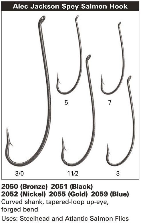 Daiichi 2051 - Black A.J. Spey Hook