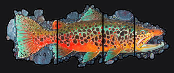 Deyoung 4-panel Brown October Decal