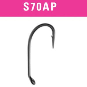 Amo Mustad Heritage S82AP Nymph/Wet Fly: 2X Long - 25 Pezzi Per Fly Tying