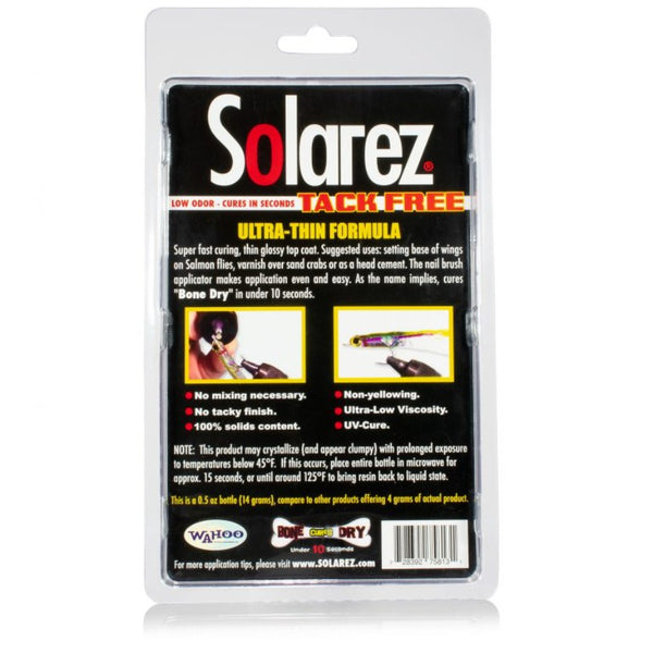 Solarez  Solarez UV. Cure Bone-Dry Colors, cures in seconds by UV 385nm,  hot spots, nymph, perdition, caddis