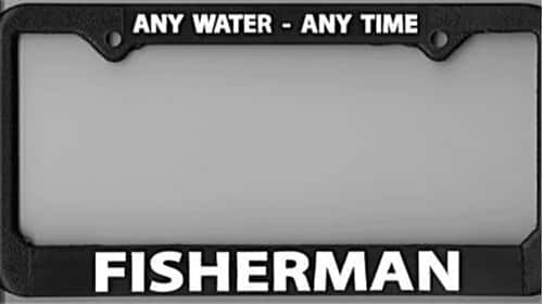 Fly Fishing Licence Plate Holder – Fish Tales Fly Shop