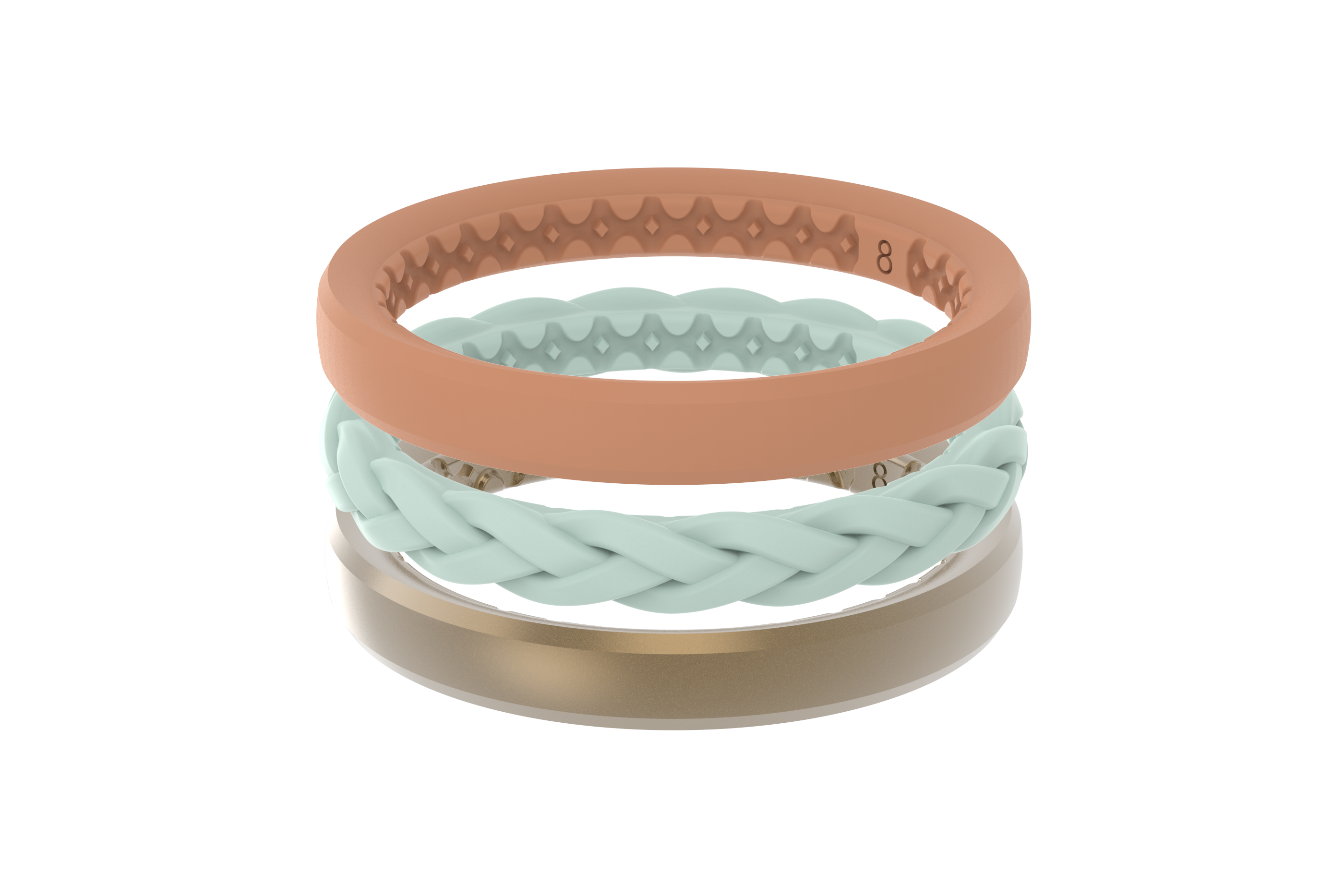 Qalo women's stackable rings on sale