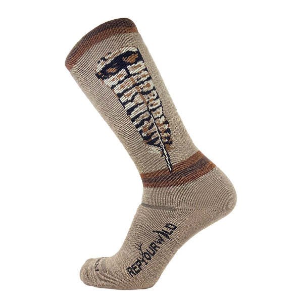Rep Your Water Grouse Feather Socks