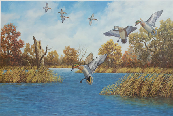 Russell Johnson - Teal Time - Fine Art Print