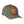 front view of a single sage chasing trout full cloth ball cap in olive showing round leather patch with trout and sage logo on a white background