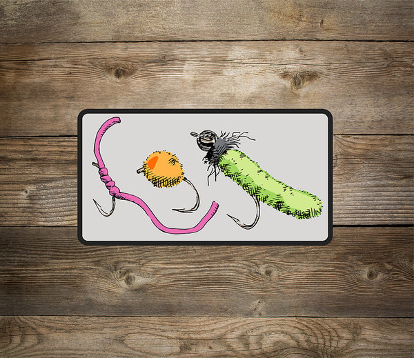 Rep Your Water Trash Flies Sticker