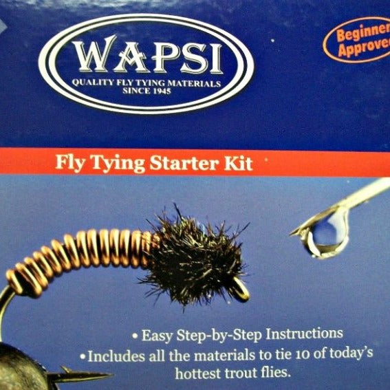Wapsi Fly Tying Starter Kit Beginner Fly Tying Material & Tool Kits