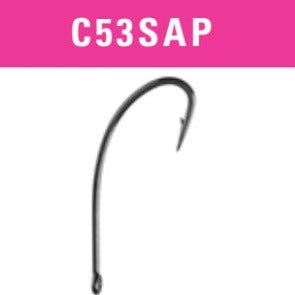 MUSTAD C49s-94831 Caddis Nymph Curved Fly Fishing Hook