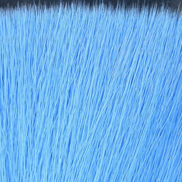 Close-up of blue Fly Men Fish Skull Faux Bucktail synthetic fly tying material.