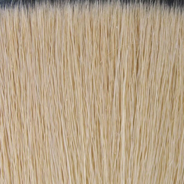 Close-up of tan Fly Men Fish Skull Faux Bucktail synthetic fly tying material.