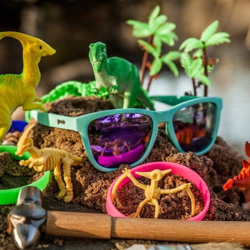 Goodr OG Electric Dinotopia Carnival Polarized Sunglasses