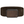 A single brown groove life belt with a walnut buckle on a white background.