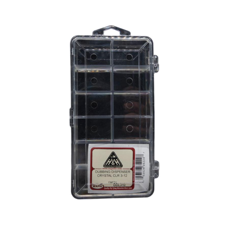 H&H Clear 12-Compartment Dubbing Dispenser | Fly Tying Storage – Fish ...