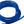closeup of coiled blue hareline adult damsel body material for fly tying on white background