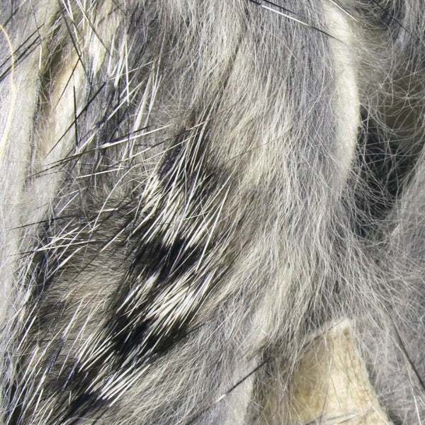 Hareline Black Barred Rabbit Strips