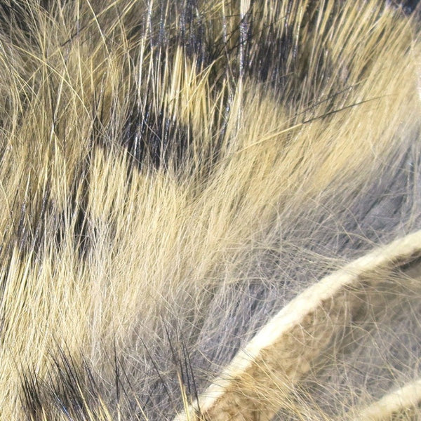 Hareline Black Barred Rabbit Strips