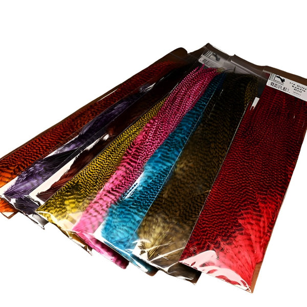 Hareline Half Grizzly Saddle