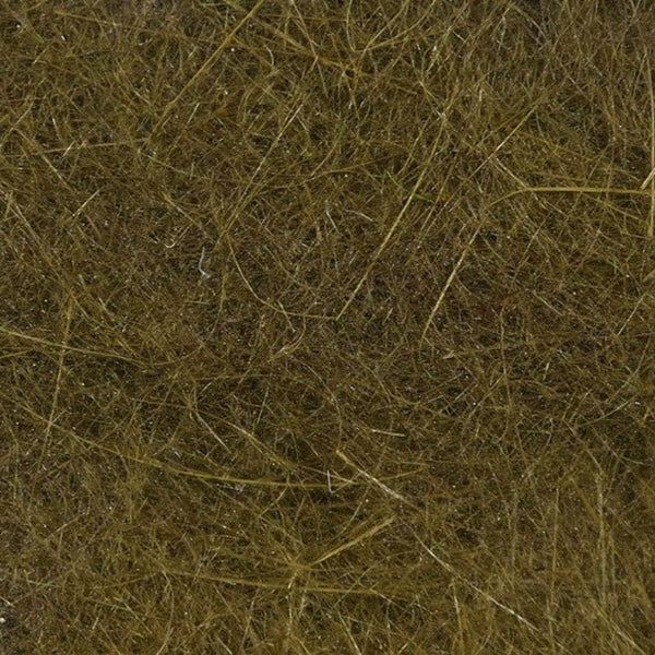 close up loose hareline dubbin rabbit hair dubbing olive brown