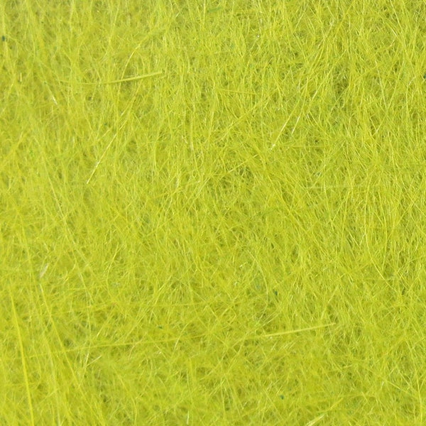 close up loose hareline dubbin rabbit hair dubbing olive